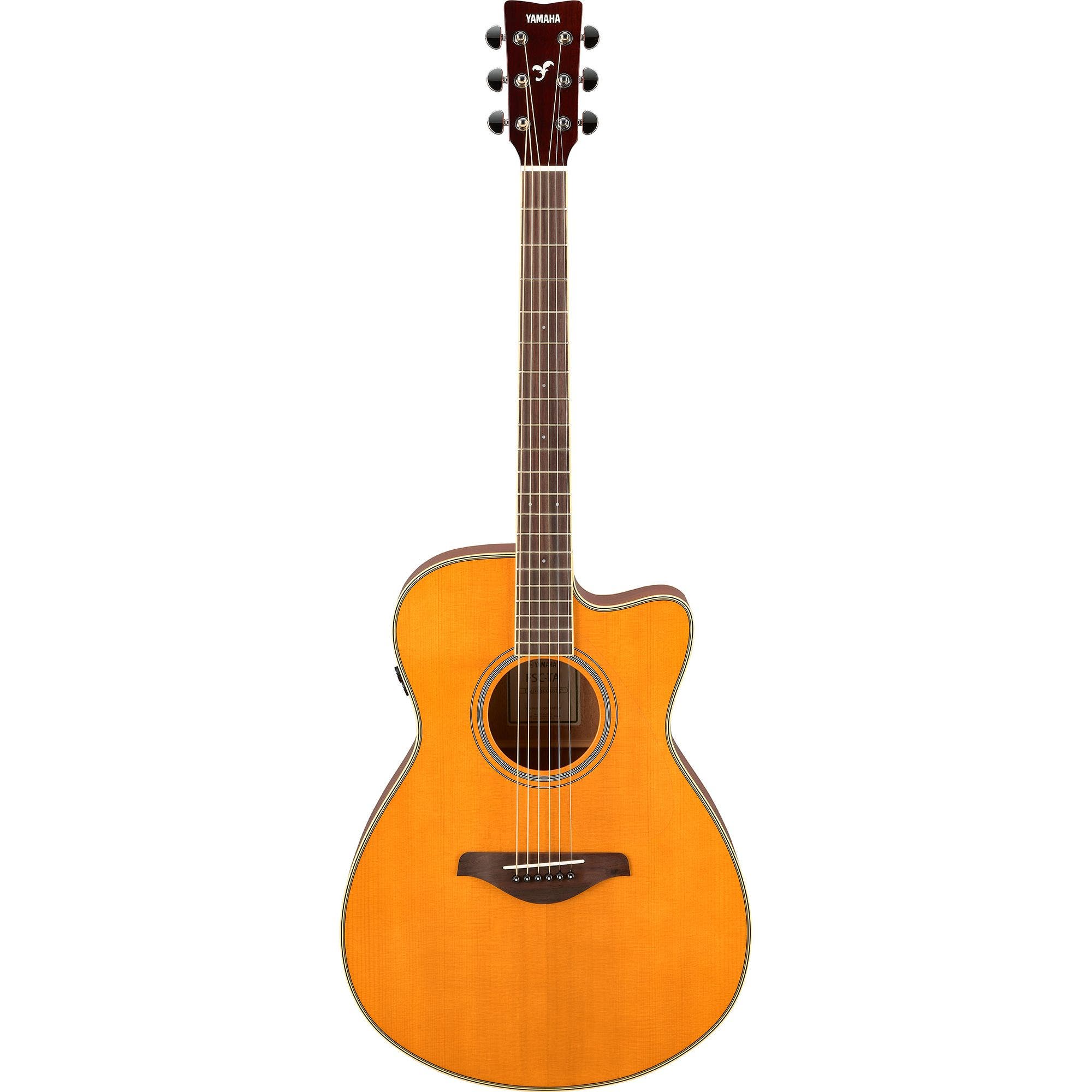 Yamaha FSC-TA TransAcoustic Acoustic Electric Guitar, Solid Spruce Top, Vintage Tint