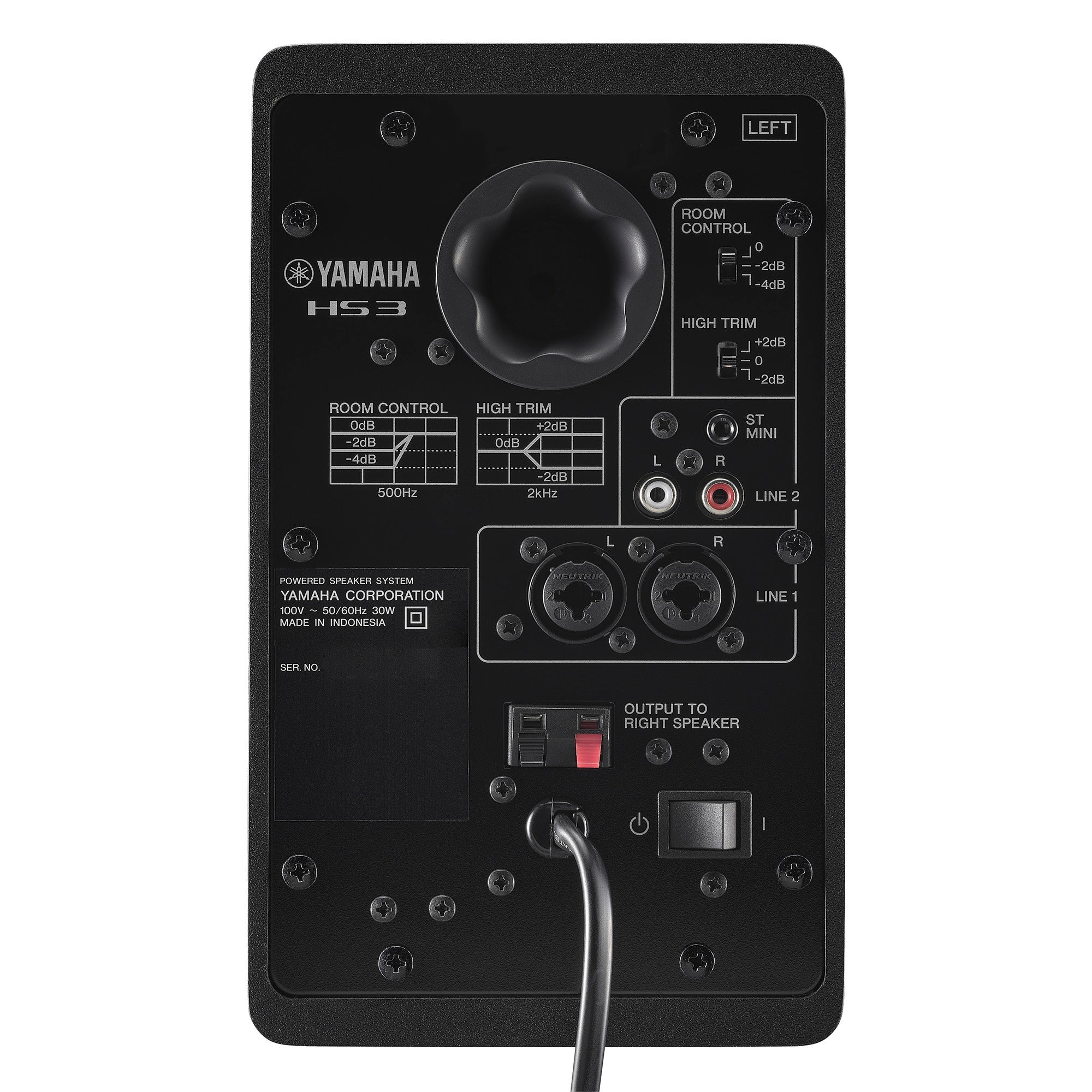 Yamaha HS3 3.5-Inch Compact Powered Studio Monitor Speakers, Pair, Black
