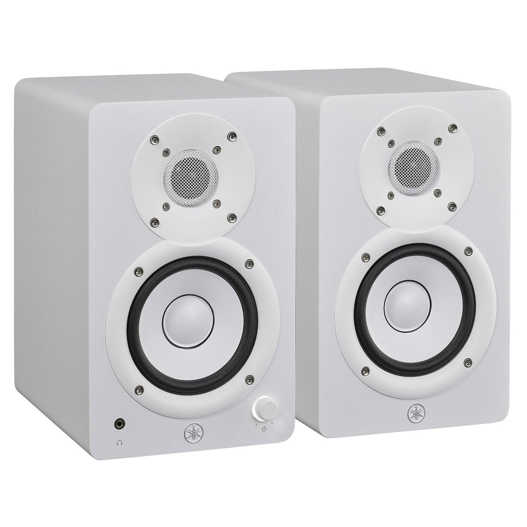 Yamaha HS4 4.5-Inch Compact Powered Studio Monitor Speakers, Pair, White