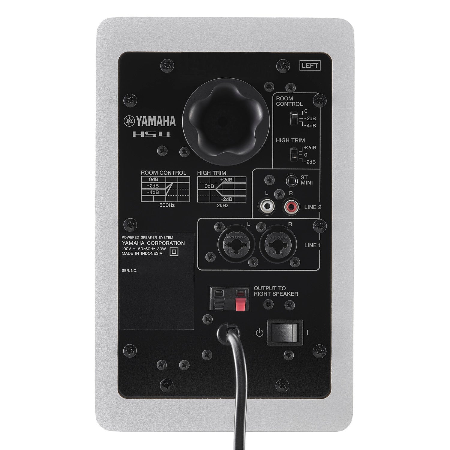Yamaha HS4 4.5-Inch Compact Powered Studio Monitor Speakers, Pair, White