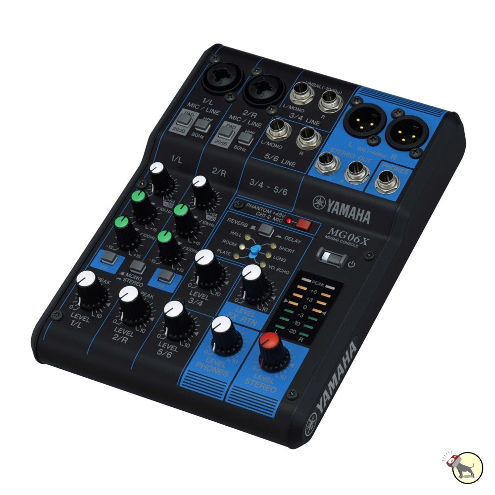 Yamaha MG06X 6-Channel Mixer (C-STOCK)