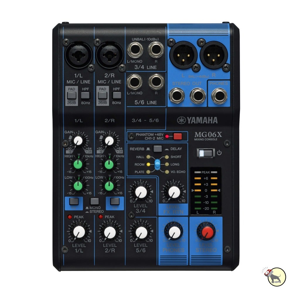 Yamaha MG06X 6-Channel Mixer (C-STOCK)