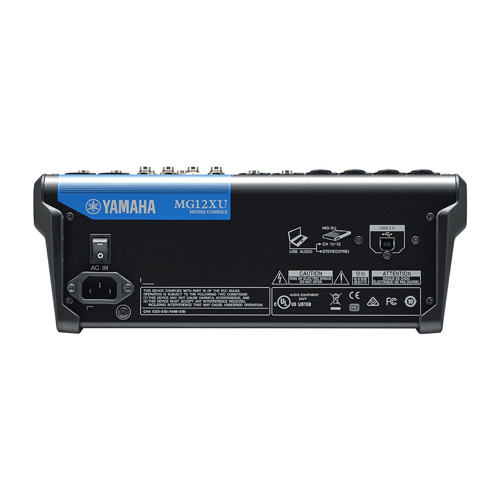 Yamaha B-Stock MG12XU 12-Input Mixer and USB Interface with Built-In Effects