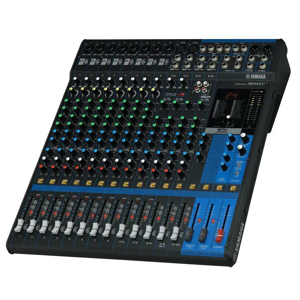 Yamaha MG16XU 16-Channel Analog Mixer with 10 Mic Preamps & Digital Effects