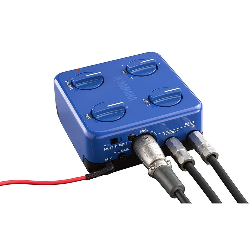Yamaha B-Stock SC-02 SessionCake Portable Battery-Powered Audio Mixer, Blue