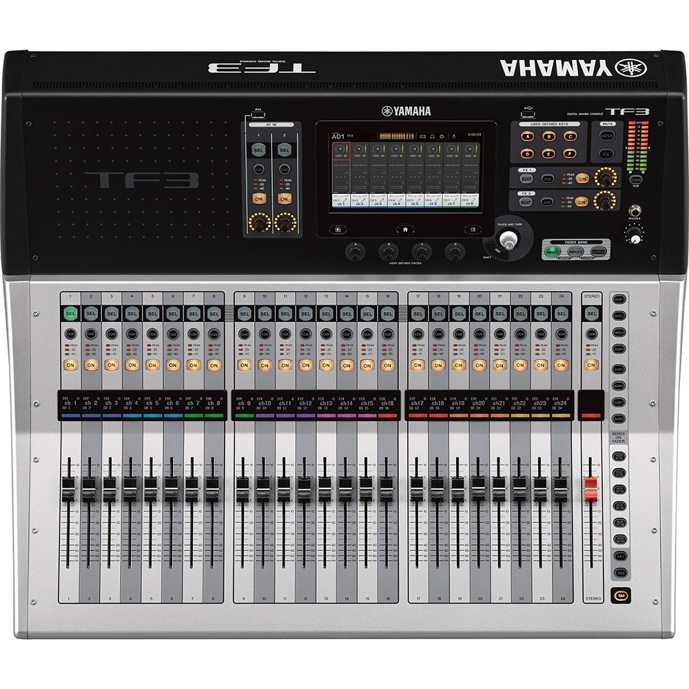 Yamaha TF3 24 Channels Digital Mixer Console, 48 Inputs, 25 Motorized Faders