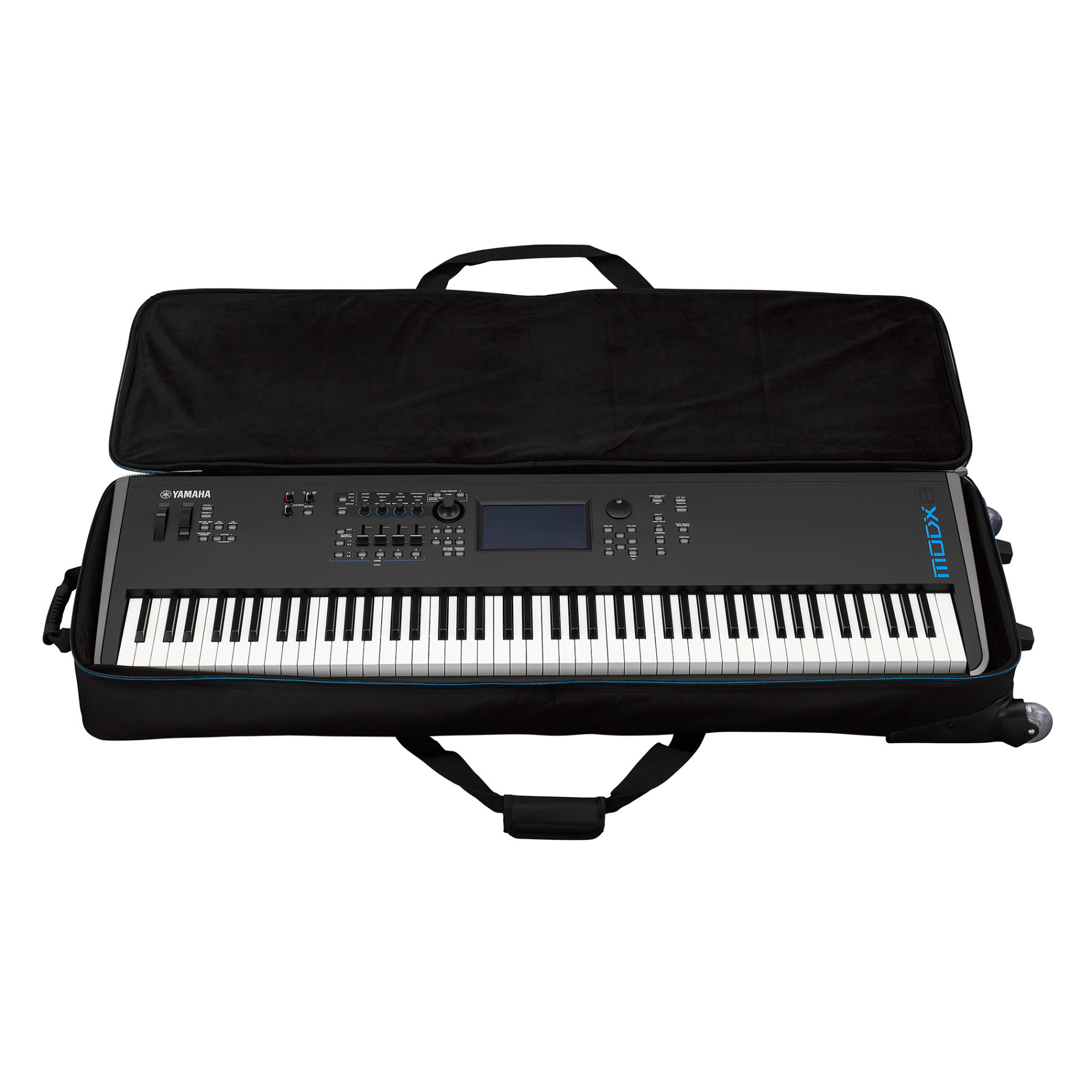 Yamaha YSC-MODX8 Premium Wheeled Soft Case for MODX8 Keyboard