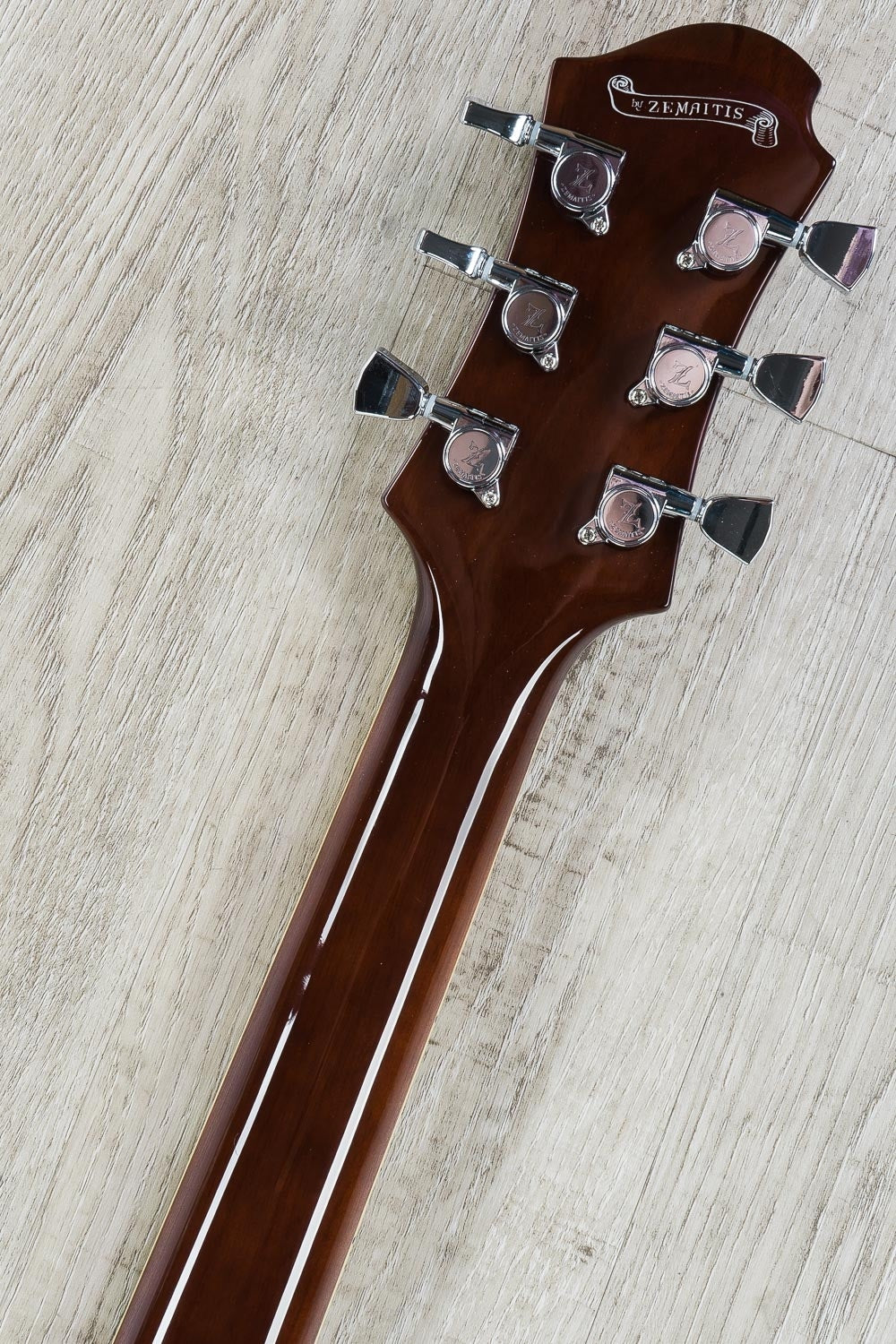 Zemaitis Z22FF Z Series Electric Guitar, Flame Maple Top, Gig Bag - Brown Burst (NAMM 2018 Exhibition Stock) (Open Box)