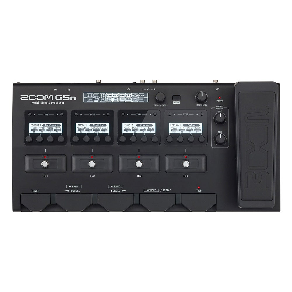 Zoom G5n Guitar Effects and Amp Simulator Amp Modeler Pedal (B-STOCK)