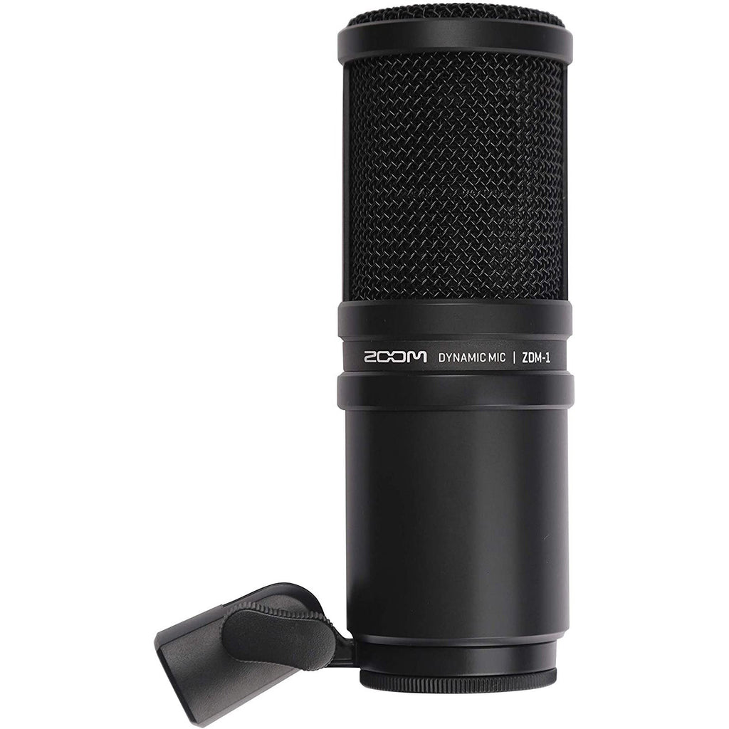 Zoom ZDM-1 Podcast Mic Pack Microphone, Mic Stand, Headphones & Cable Bundle