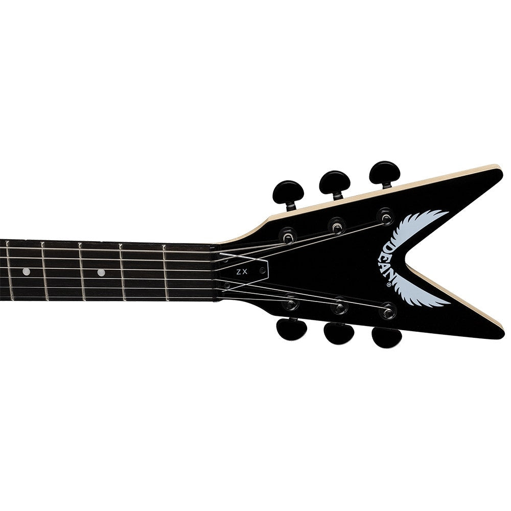 Dean ZX Flame Top Electric Guitar, Flame Maple Top, Jatoba Fretboard - Charcoal Burst